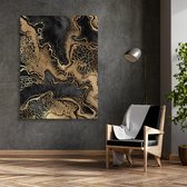 Luxe Canvas Schilderij A Little Black | 75x100 | Woonkamer | Slaapkamer | Kantoor | Muziek | Design | Art | Modern | ** 4CM DIK! 3D EFFECT**