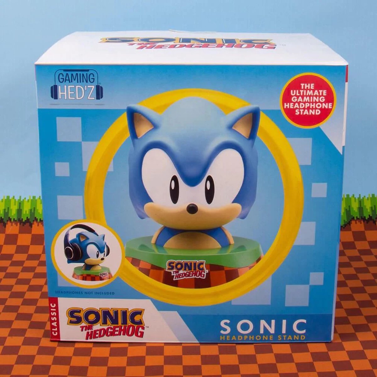 SONIC HEAD THE HEDGEHOG HEADPHONE STAND - GADGET - Vendiloshop