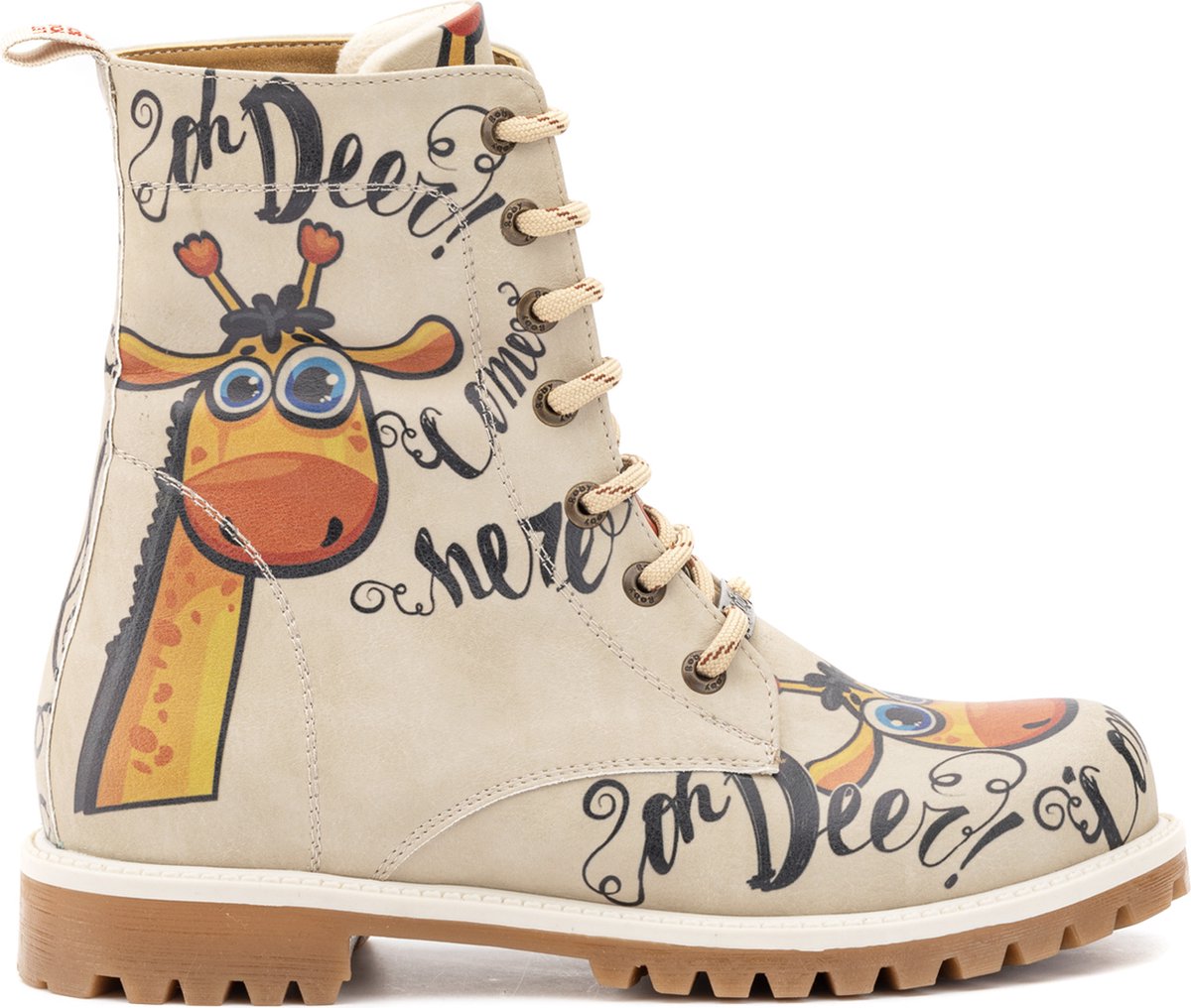 GOBY - Ooo My deer - Boots - Laars - Laarzen - Damesboots - Dames laarzen - Longboots - Handmade - Maat 40