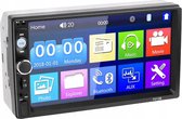 Mivida - Autoradio - Navigation - Radio - Écran tactile - Bluetooth - USB - AUX - 7 pouces - Caméra de recul - Télécommande - Convient pour Android et Apple