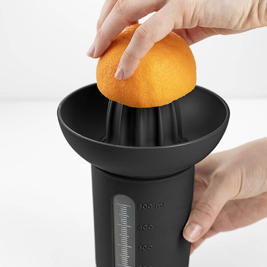 Citruspers Ufo - Handmatig - Kunststof - Ø 15 x H 23 cm - Zwart van Merkloos — afbeelding 4