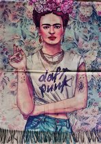 Frida Kahlo - Daft Punk - Sjaal - Dubbelzijdig - 180 x 70cm - Super zacht en Bijzonder Mooi!