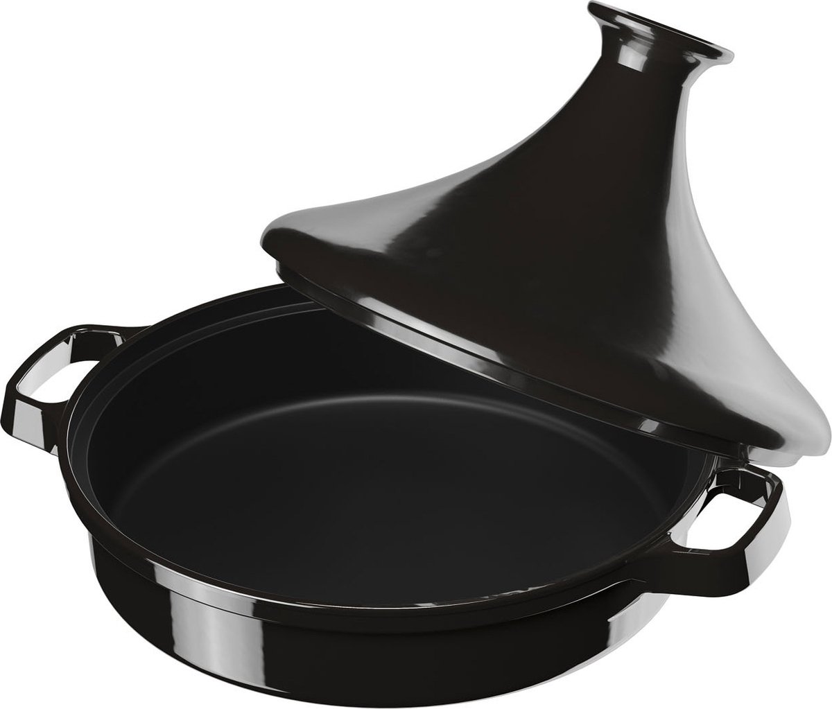 Ernesto Gietijzeren Tajine Ø27 cm Geschikt voor alle soorten warmtebronnen bol.