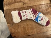 Warme Huissokken -Anti Slip Sokken - Winter Sokken - Anti Slip Zool Sokken - Maat 36-42