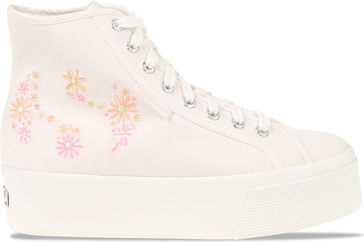 Superga 2708 Flowers Emroidery Wit Dames Maat 41