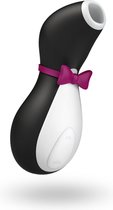 Bol.com Satisfyer Penguin - Luchtdruk Vibrator - Zwart/ Wit aanbieding