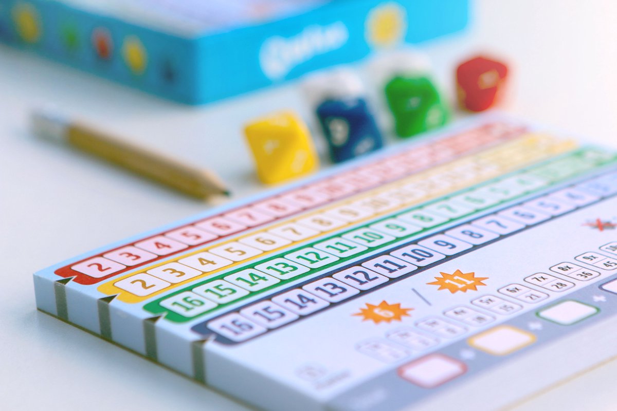 White Goblin Games - Qwixx Longo Bloks (extra scoreblocks) - Dobbelspel - 2 tot 5 spelers - Voor de hele familie - uitbreiding - Gezelschapsspel