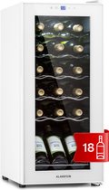 Bol.com Shiraz 18 Slim Uno wijnkoelkast 50 liter 18 flessen touch bedieningspaneel 5-18°C aanbieding