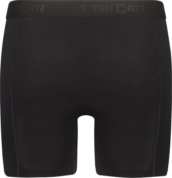 ten Cate Basics men shorts longs en viscose de bambou (pack de 4) - boxers pour hommes jambes longues - noir - Taille: M