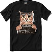 Sofa Destroyer | Katten - Kat - Cats - T-Shirt - Unisex - Zwart - Maat L