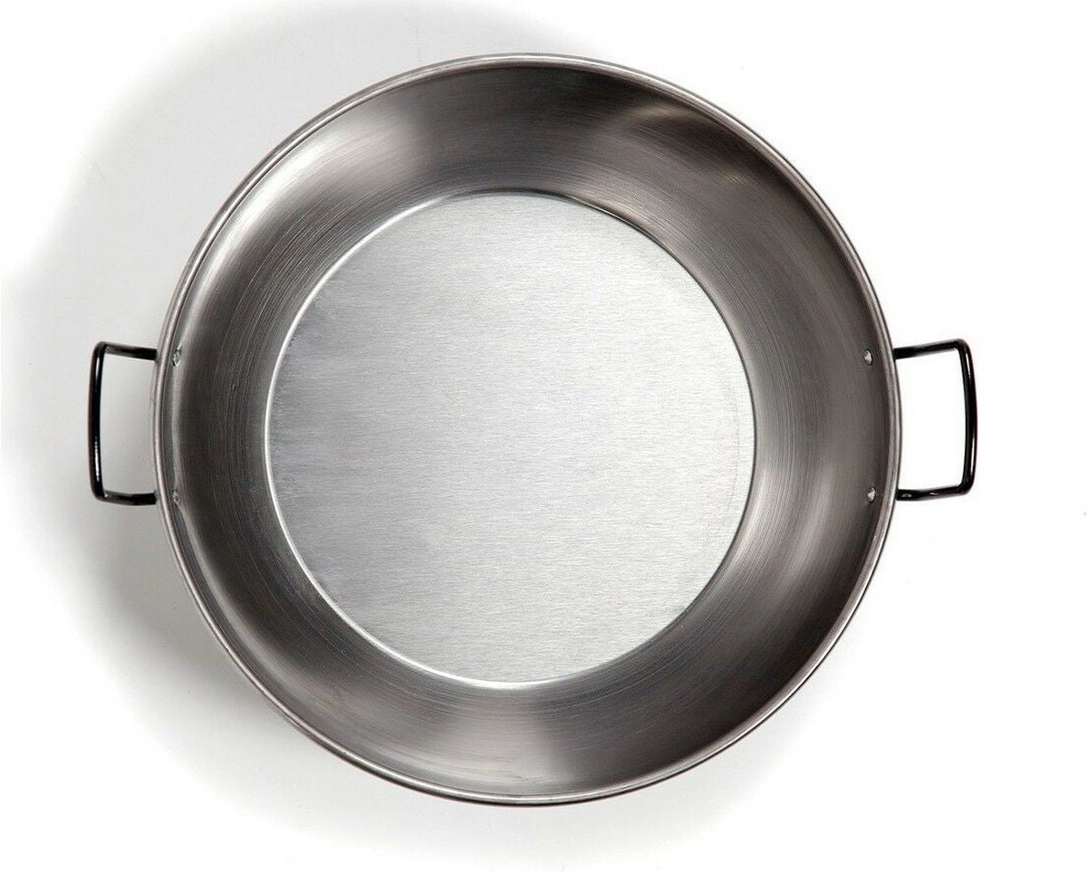 Diepe Pan met Handvat Vaello Gepolijst Staal (Ø 38 cm)