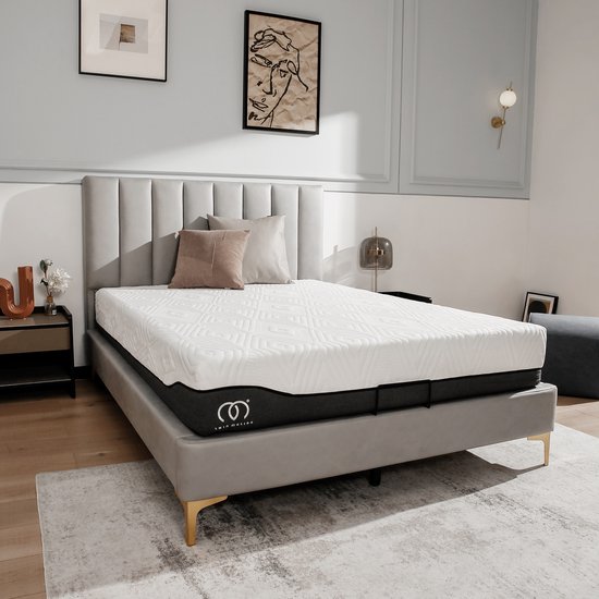 Twin Motion Matras - Eenpersoons - 80x200 - 25 cm dik - Pocketveer matras - Antiallergisch - Hybride Koudschuim - Pocketvering | Zeer luxe & comfortabele matras 80x200 | Tencel® tijk