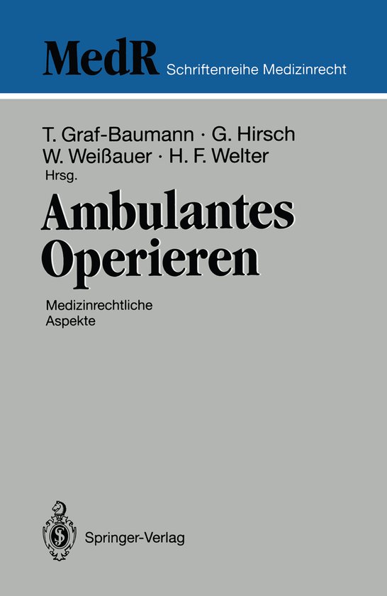 Ambulantes Operieren - cover