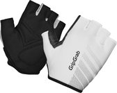 GripGrab - Ride Padded Korte Vinger Zomer Fietshandschoenen met lichte Padding - Wit - Unisex - Maat XL