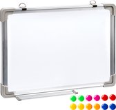 tectake - Magnetisch bord whiteboard presentatiebord 60 x 45 cm - 400814