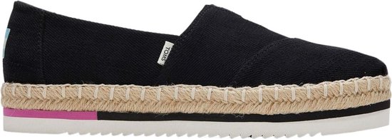 Toms Schoenen Zwart maat 36 Alpargata loafers zwart bol
