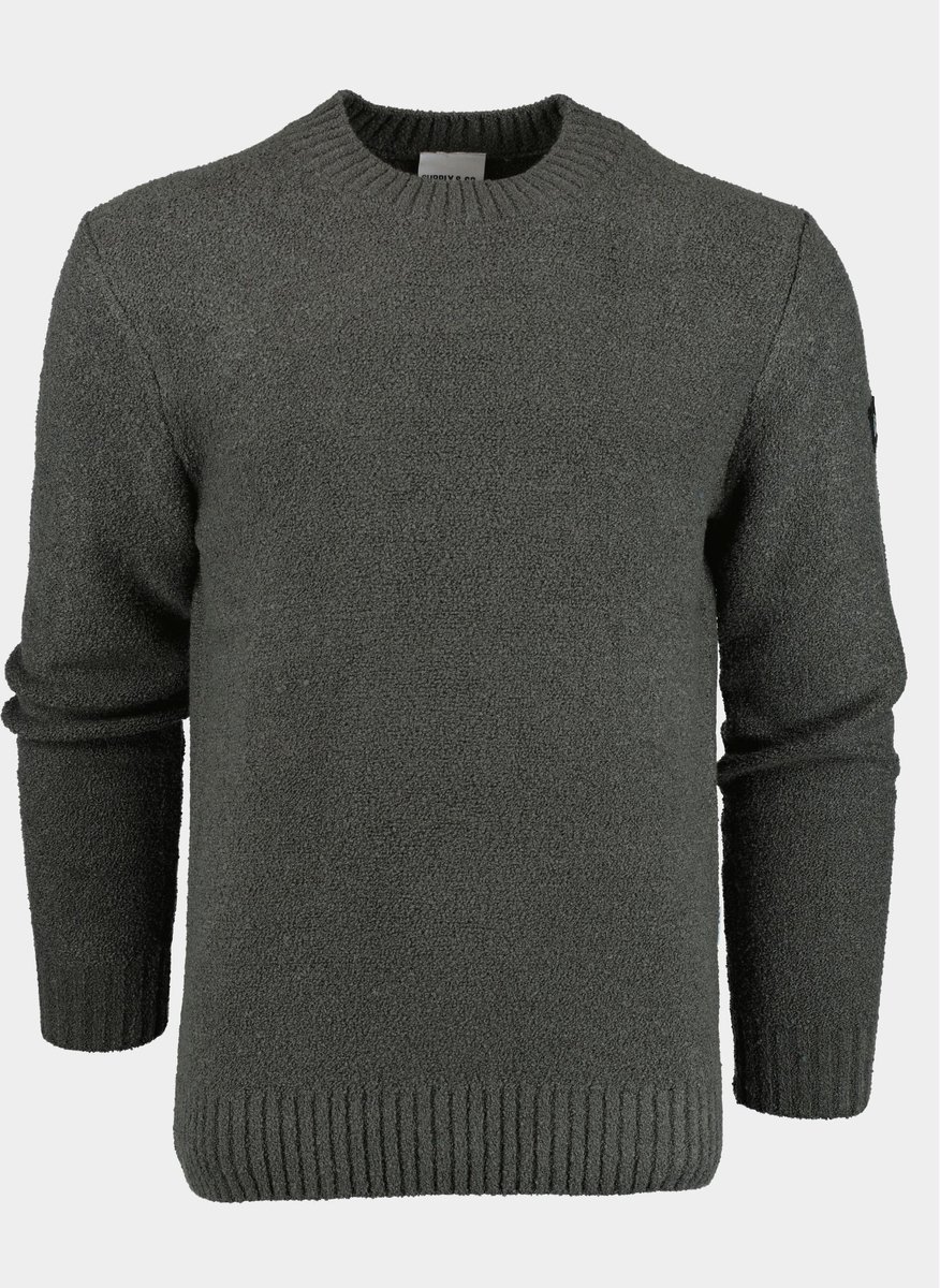 Supply & Co. Pullover Groen Breeze Boucle Knit 22305BR16/357 forest