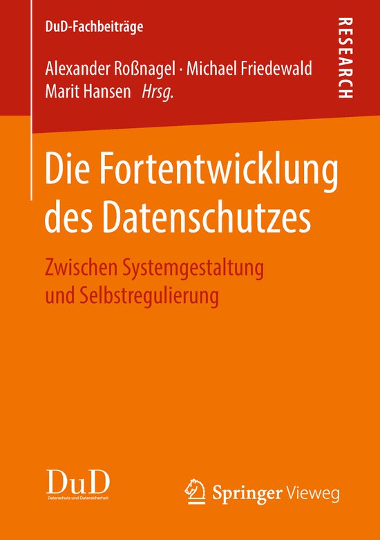 Die Fortentwicklung des Datenschutzes - cover