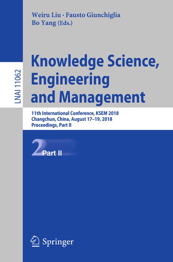 Lecture Notes in Computer Science11062- Knowledge Science, E ... - cover