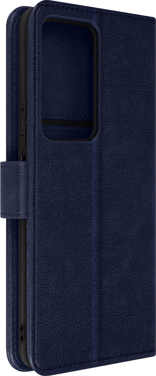 Geschikt voor Xiaomi Poco F4 Bookcover Video Support Functie nachtblauw
