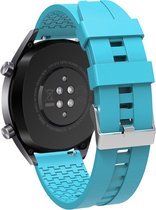 Strap-it Smartwatch bandje 22mm - extreme siliconen horlogeband geschikt voor Samsung Galaxy Watch 1 46mm / Galaxy Watch 3 45mm / Gear S3 Classic & Frontier - Amazfit GTR 47mm / GTR 2 / GTR 3 & 3 Pro / GTR 4 - OnePlus Watch - lichtblauw