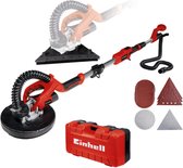 Einhell Elektrische Wand-/ Plafondschuurmachine TE-DW 225 X - 750 W - Verwisselbare kop - 600-1800 t/min - Ø225 mm - Telescoopsteel - Incl. diverse accessoires