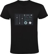 Mélangeur de Musique T-shirt homme | son | DJ | ingénieur du son | musicien | festival/concert | fête | Noir