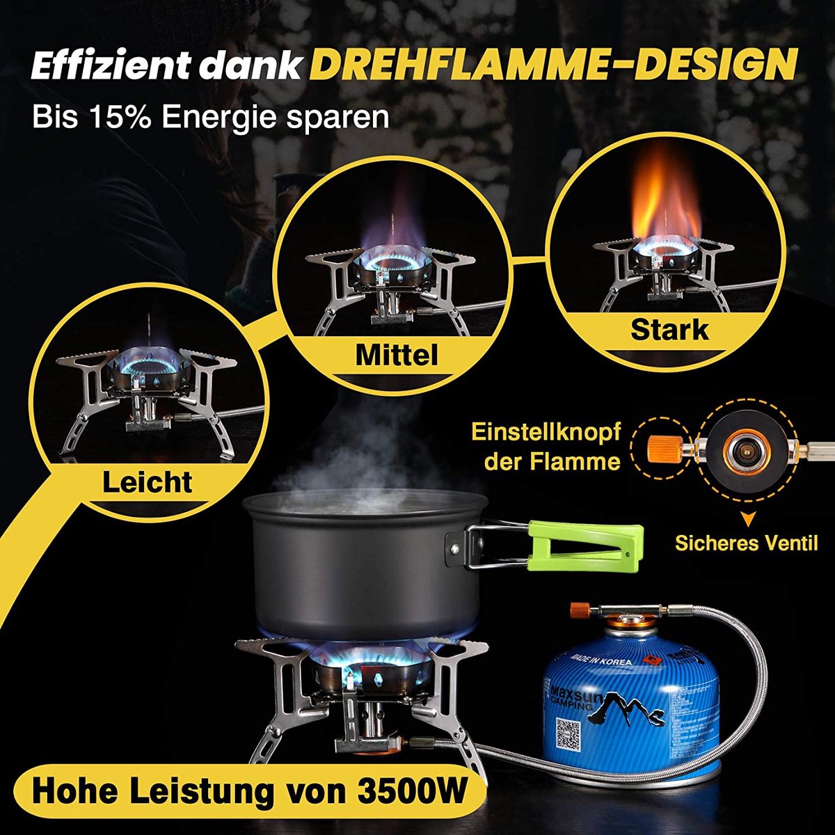 Campingaz - Camp'Bistro DLX Stopgaz - Gaskookstel online kopen