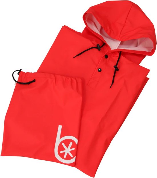 Poncho Imperméable Rouge Jetable - Lot De 200 - Randonnée, Camping, Survie