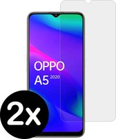 Smartphonica Screenprotector voor Oppo A5 2020 van glas - 2 stuks / Normaal geschikt voor OPPO A5 (2020)