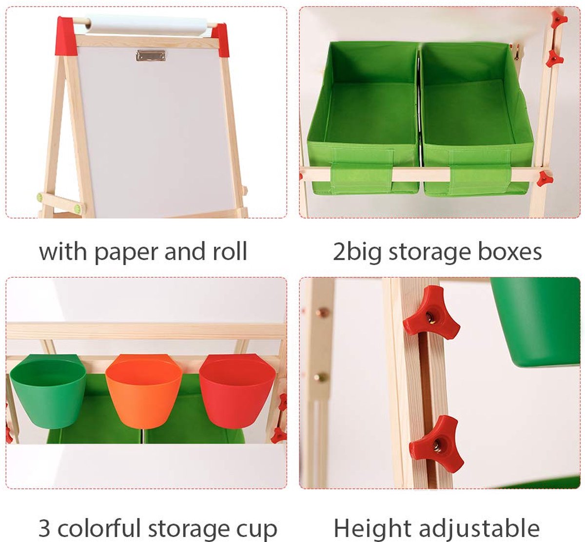 Mes Premieres Compétences Chevalet - Jeu Montessori   Montessori   Tableau Double Face Lettres Et Chiffres Magnetiques Lis8008324110766