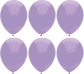Haza Ballonnen verjaardag/thema feest - 300x stuks - lila paars 29 cm