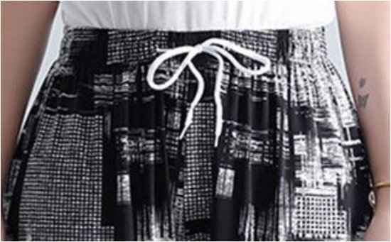 Dames broek - Broek - Lange Broek - Zwart&Wit - S of M