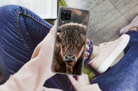 Coque Samsung Galaxy A12 - Scottish Highlander - Fourrure - Portrait - Siliconen