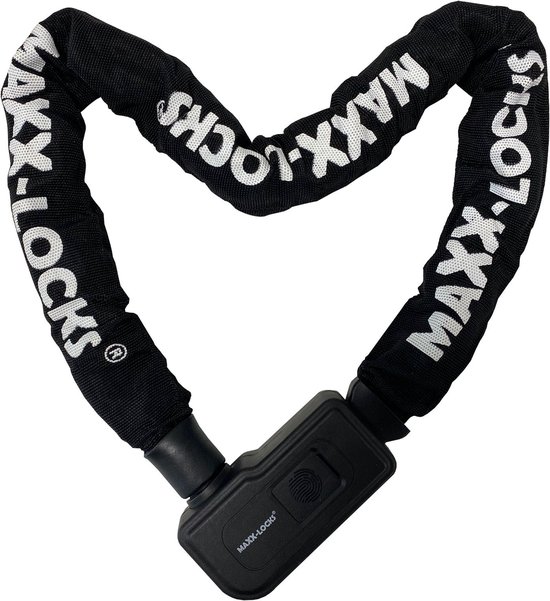Maxx-Locks Foxton Fietsslot Met Vingerscan - 90 cm - Zwart van Maxx — afbeelding 3
