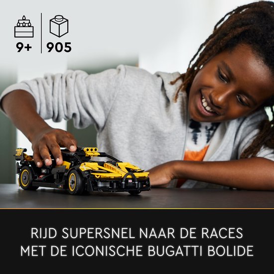 LEGO Technic Bugatti Bolide Sportwagen Modelauto Bouwpakket voor Kinderen - 42151 - LEGO