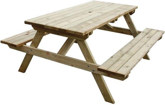 Rowlinson Houten Picknicktafel 150cm - Rowlinson CG095 - Horeca & Professioneel