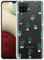 Hoesje Geschikt voor Samsung Galaxy A12 Cactus