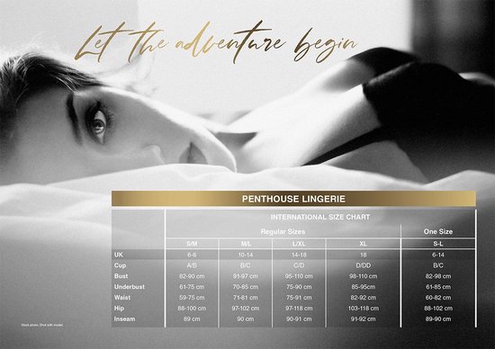 Penthouse Lingerie Sweet & Spicy - Nuisette érotique - Taille L/XL - Rouge