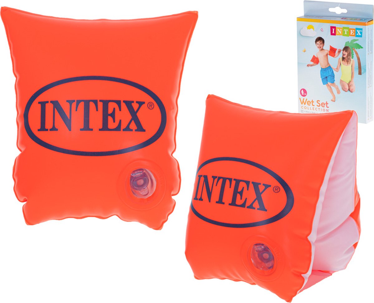 Vlinder opblaasbare zwembroek INTEX Oranje
