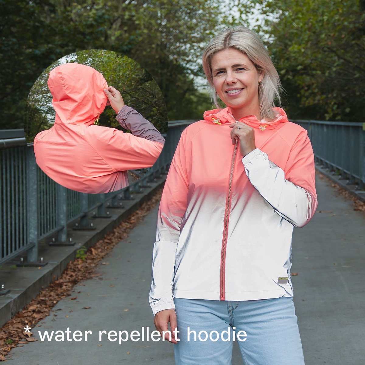 Reflecterende hoodie Proviz outdoor