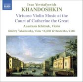 Khandoshkin: 3 Violin Sonatas,
