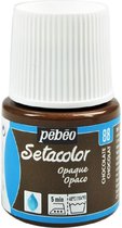 Textielverf - Pebeo Setacolor Opaque - 88 chocolate - 45 ml