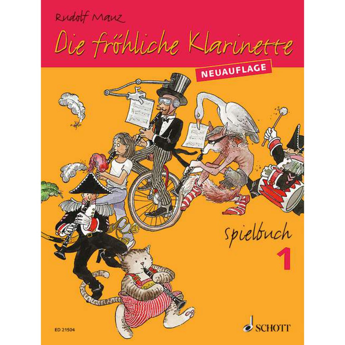 Schott Music de fröhliche Klarinette 1 NEU Mauz, Spielbuch - Lesboek voor houten blaasinstrumenten