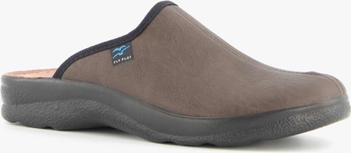 Fly Flot Pantofole Donna In Pelle Con Ricamo – Sottopiede Antishock E Chiusura A Strappo - 5