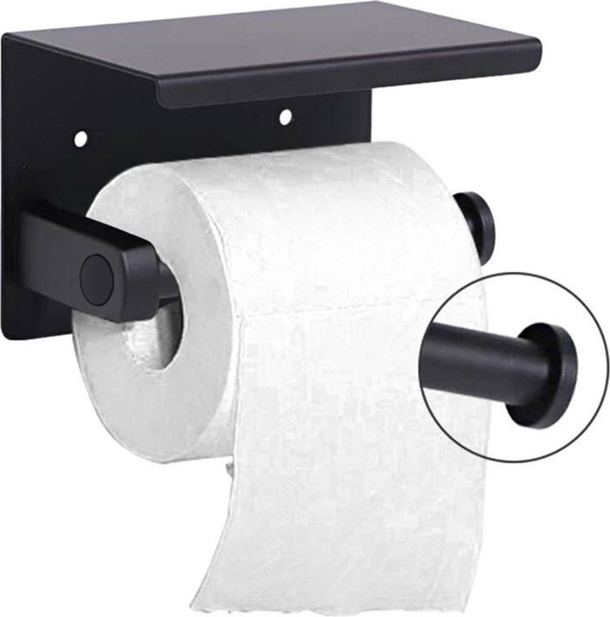 Wandmontage Toiletpapier Opslag Brons Toiletpapier Houder Holle Kooi Toiletpapier Roll Houder Matte Toilet Roll Houder