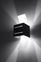 Sollux Lighting - Wandlamp LORETO zwart