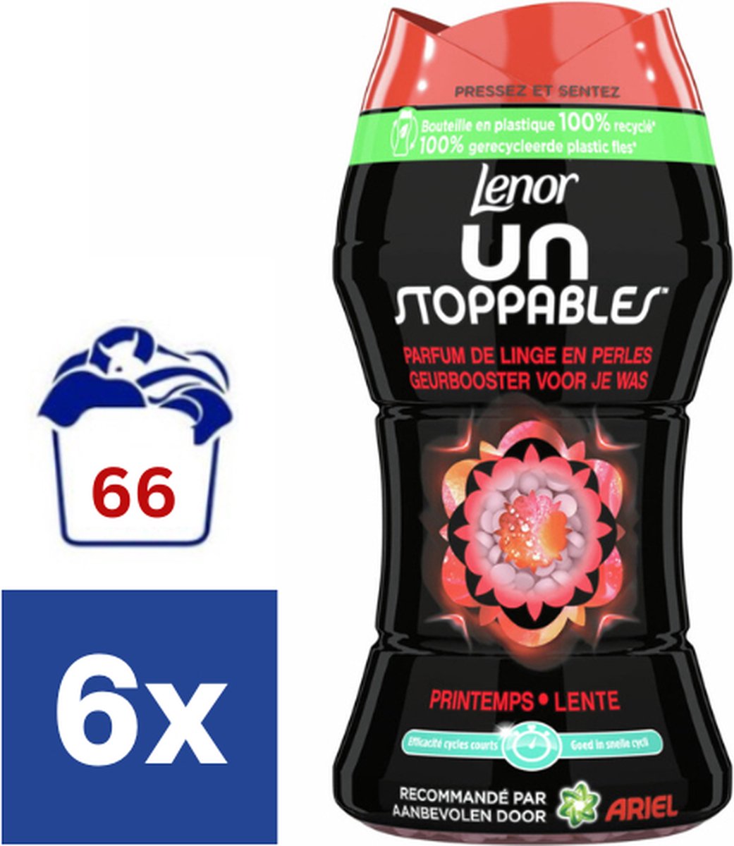 Goedkoopste Lenor Lente Unstoppables Geurbooster - 6 x 154 g (66 wasbeurten