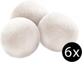 Drogerballen - Wasballen - Droogballen voor wasmachine - Wasbollen Wol - Voor Drogers - 6 Stuks