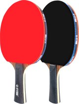 U Fit One Premium Tafeltennis Set met Opbergtas - 2 Tafeltennisbatjes - Table Tennis Rackets - Pingpong - Tafeltennisbat - 2 Batijes - 7 Star